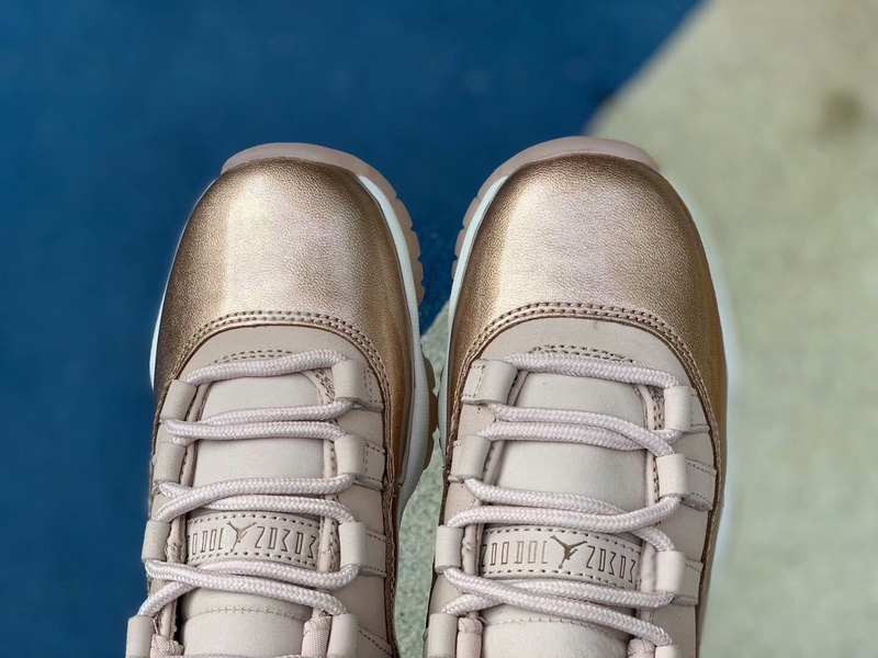 Authentic Air JORDAN 11 Low Rose Gold women